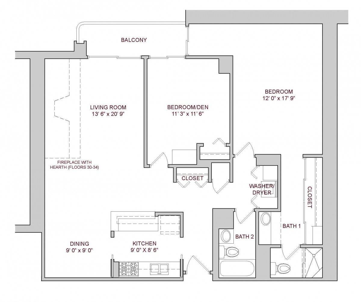 Two Bedroom Plan B