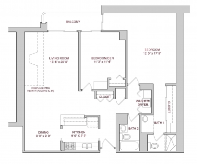 Two Bedroom Plan B